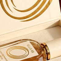 Boîte à parfum rigide de luxe sur mesure, style livre blanc magnétique, écologique, réutilisable, design à clapet pour cosmétiques et parfums