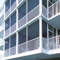 Rampe d'escalier de bonne qualité, rampe en tuyau de cuivre, rampe de balcon amovible