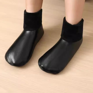 Calcetines de Diseño Halal para Hombre, de Alta Calidad, Islámicos, de Cuero PU Suave, Casuales, Elásticos, para Invierno - Product Image 5