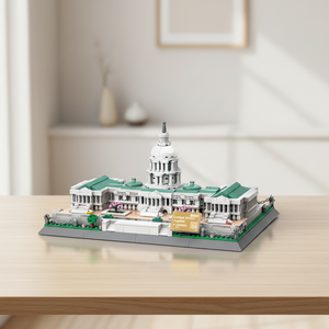 Juguetes de Construcción del <span class=keywords><strong>Edificio</strong></span> Emblemático del Capitolio de Washington, EE. UU., Bloques de Construcción de Partículas Pequeñas de Plástico Compatibles, Juguete Educativo - Product Image 2