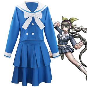 Disfraz de Cosplay de <span class=keywords><strong>Danganronpa</strong></span>, Mikan Tsumiki, Nanami Chiaki, Iruma Maki, Sonia Nevermind, Uniforme Escolar, Conjunto de Ropa y Peluca - Product Image 5