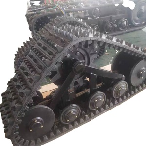 Customized Rubber <strong>Track</strong> <strong>System</strong> with 600kg Load Capacity 255mm Wide - Product Image 1