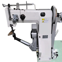 168 chaussure semelle extérieure couture Machine à coudre Double fil chaussure bordure point noué Machine à coudre pour la fabrication de chaussures