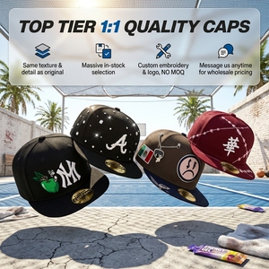 Neue Original AA Hochwertige 6-Panel Flat Bill <span class=keywords><strong>Snapback</strong></span> Kappe Maßgefertigte Herren Basketball Gorras Cerradas Hockey <span class=keywords><strong>NFL</strong></span> Mützen - Product Image 5