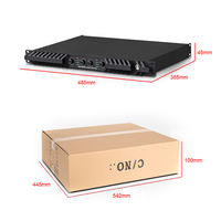 Amplificateur de puissance professionnel Gooermi 4 canaux classe D 1800W, montage en rack, amplificateur audio professionnel pour enceintes