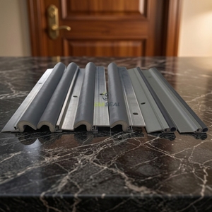 Burlete <span class=keywords><strong>de</strong></span> <span class=keywords><strong>aluminio</strong></span> para puertas, sello <span class=keywords><strong>de</strong></span> goma resistente para puertas exteriores e interiores, a prueba <span class=keywords><strong>de</strong></span> insectos - Product Image 1