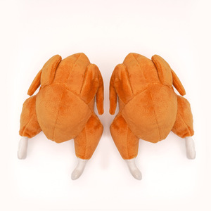 Wholesale Luxury Cartoon Durable Pet Chew Toy <b>Plush</b> Stuffed Animals Roast Chicken Dog Squeaky Toy - Product Image 3