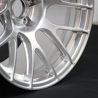 Jantes JWYC en alliage d'aluminium forgé multi-rayons de 17 à 22 pouces, finition argentée 20 mm/25 mm ET pour Audi BMW Benz