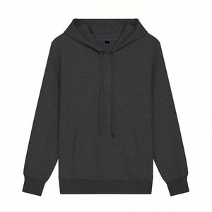 Sweat-shirt à capuche personnalisé pour homme, coupe oversize, broderie 3D, en polaire, pour l'hiver, streetwear, grandes tailles - Product Image 5