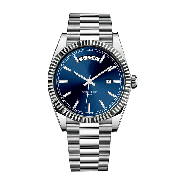 Classic Men Watch Stainless Steel Vintage Private Label OEM Custom Logo Luxury Wristwatch Quartz Fashion Watch for Men