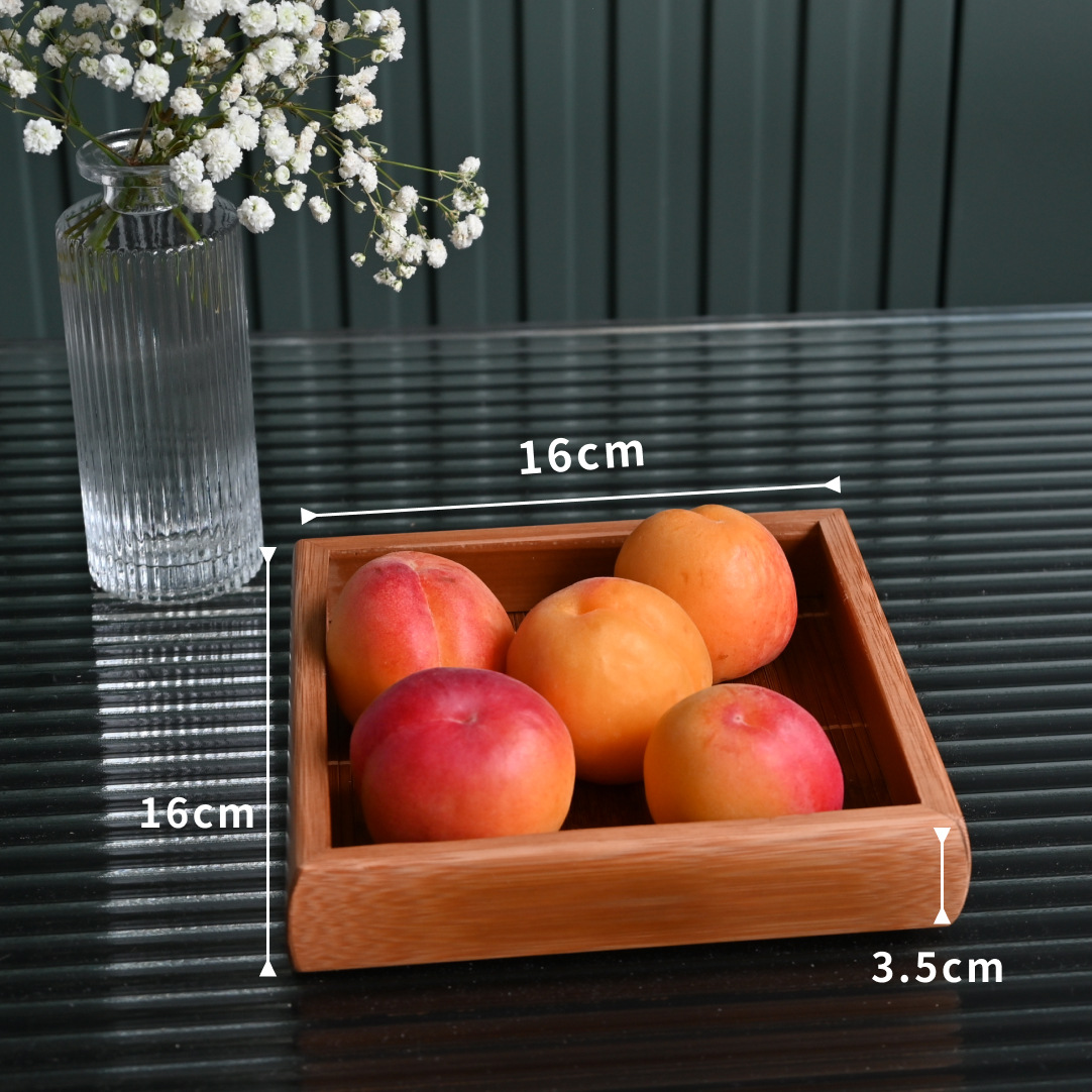 Square fruit plate