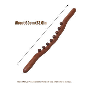 Produits les plus vendus 8 perles Outils de massage en bois <span class=keywords><strong>Drainage</strong></span> <span class=keywords><strong>lymphatique</strong></span> Masseur manuel Bâton de massage pour le corps - Product Image 6