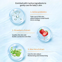 Savon liquide pour les mains des bébés, de haute qualité, écologique, aux fleurs, moussant, hydratant naturel, anti-germes, nettoyant
