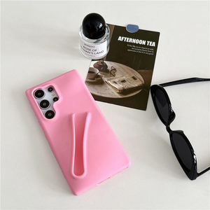Nueva funda de brillo de labios para Samsung S24, funda de teléfono con soporte de bálsamo labial de silicona para Samsung Galaxy S24 S23 <span class=keywords><strong>Ultra</strong></span> A14 A15 - Product Image 4