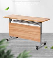Fabricant chinois de bureaux pliants en bois, table de réunion, table de conférence, table pliante pour l'école, table de formation moderne