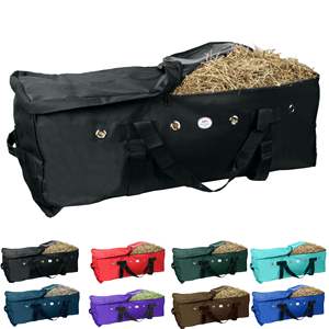 Free sample Lightweight Foldable Portable Custom Portable Horse and Livestock <b>Food</b> <b>Storage</b> <b>Bag</b> Large Hay Bale Carry <b>Bag</b> - Product Image 3
