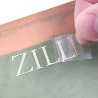 Autocollant de transfert UV DTF 3D personnalisé, logo en feuille d'or et d'argent métallique, étiquette imperméable pour meubles, verre, bois, emballage, décalcomanie