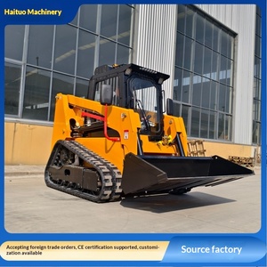 Mini-chargeuse compacte HT75 de Source Factory, machine polyvalente, peut être équipée d'un marteau brise-roche, d'une pelle à neige et d'une pince à bois. - Product Image 2