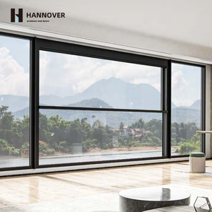 Evler İçin Akıllı Otomatik Dikey Kaldırma Penceresi Çift Camlı Alüminyum Akıllı Pencere Sistemi - Product Image 3