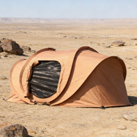 Tente Pop-Up de Style Émirati, Protection Contre le Vent, Protection UV, Installation Rapide pour Rassemblements dans le Désert/la Plage, Tissu Durable, OEM/ODM Disponible