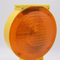 Lampe solaire transparente à LED en ambre, éclairage d'avertissement de la route, 932, bon marché