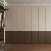 Armoire moderne avec portes coulissantes et tiroirs pour chambre à coucher, salle à manger, salon, meubles de maison