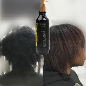 250ml Frizzy 손상된 수리 아프리카 컬 헤어 천연 유기농 아미노산 부드러운 머리 재성장 각질 바닥 치료