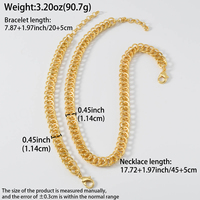 Ensemble de bijoux pour femmes de luxe de Dubaï, plaqué or 18 carats, alliage de cuivre, pierres naturelles, certifié GDTC, haute qualité, chaîne en cuivre vintage