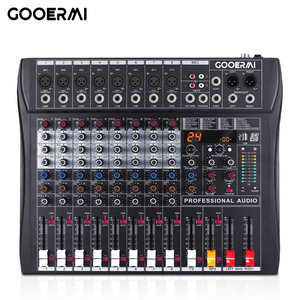 Consola de mezcla de 8 canales de rendimiento profesional, interfaz USB PARA KARAOKE, mezclador de Audio para DJ - Product Image 1