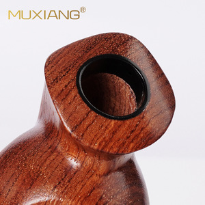 Muxiang Wooden Smoking Pipe Huanghuali Straight Type Tobacco Pipe Set For Personal Gift - Product Image 3