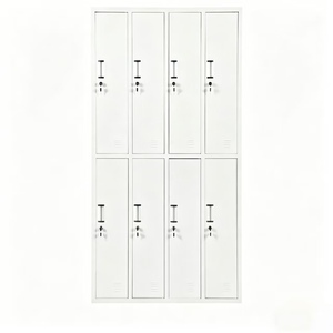 Meubles de <span class=keywords><strong>bureau</strong></span> modernes en acier, <span class=keywords><strong>casier</strong></span> métallique vertical à 8 portes, armoire de rangement pour personnel en acier, <span class=keywords><strong>casier</strong></span> de gym <span class=keywords><strong>suspendu</strong></span> écologique - Product Image 1