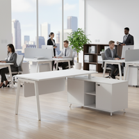 Bureau d'ordinateur portable de direction médical Greatway COL-DD avec plateau épaissi pour le bureau