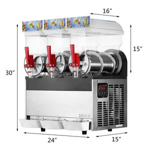 2 Tank Slushy Machine Party Gebruik 15l * 2 Slush Machine Slushie Machine Voor Bevroren Drank - Product Image 1