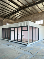 Kiosque Conteneur Écologique Imperméable pour Extérieur, Stand de Snacks Modulaire Préfabriqué pour Parc, Boutique Conteneur de Vente au Détail pour Site Touristique