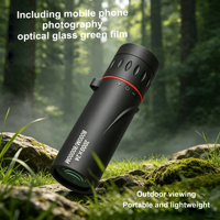 Telescopio Monocular de Alta Definición, Portátil para Exteriores, 2000*24, para Tomar Fotos con el Teléfono Móvil