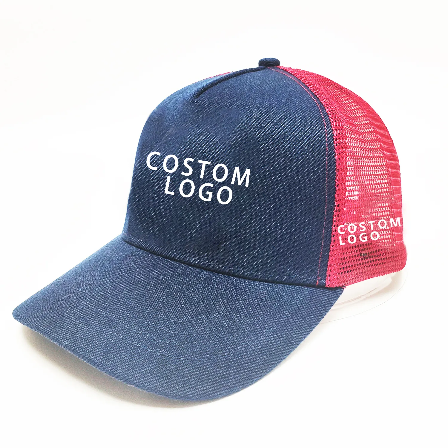 Casquettes pour hommes 3D brodé casquette de camionneur de haute qualité personnaliser casquettes avec propre logo vente en gros