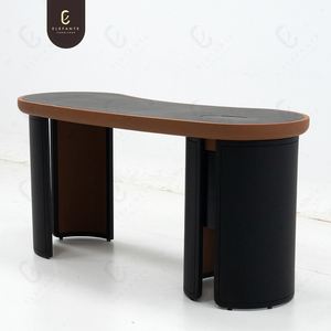 Nhà văn phòng gỗ Veneer sáng tạo điều hành văn phòng bàn mới nhất mới nghiên cứu nghệ thuật bàn cho biệt thự - Product Image 4