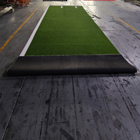 Umax Benutzerdefiniertes Logo Fitness Sprinttrack Schlittenbahn Kunstrasen Weicher PE Gym-Laufbahn-Rasen für Laufsportarten und Schlittenschieben