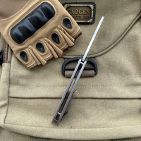 Couteau pliant lourd en acier CPMD2 couteau de poche tactique de camping de survie portable avec OEM personnalisé