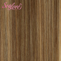 Extension de queue de cheval brune en cheveux naturels russes, avec clip et cordon de serrage