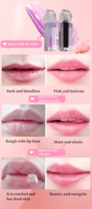 Prix usine 12 couleurs personnalisé brillant à lèvres changeant de couleur <span class=keywords><strong>rose</strong></span> emballage cosmétique <span class=keywords><strong>produit</strong></span> cosmétique longue durée - Product Image 5