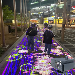 New Trending AR 3D Outdoor Interactive Floor Projection System for Kids Interactive Experience <b>Projector</b> Equipment - Product Image 1