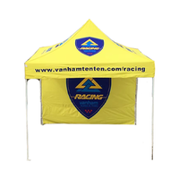 Auvent de tente de salon professionnel Pop-up portable personnalisé 10x10 auvent de fête pliable et étanche pour événements en plein air style cadre