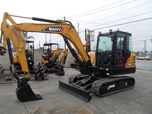 Miniexcavadora a Bajo Precio, Excavadora de Cadenas Sany 60 de Segunda Mano - Product Image 2