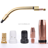 Kit de consommables et accessoires de remplacement pour torche de soudage MIG MAG Euro CO2 de haute qualité, col de cygne 510D