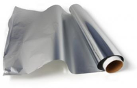 Rouleau de papier aluminium de qualité alimentaire 10 microns * 30 cm * 5 m, jetable, pour la cuisine et les barbecues en extérieur, résistant aux coupures