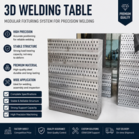 Tables de soudage industrielles nitrurées à faible déformation, banc flexible 3D pour le traitement de l'acier de construction
