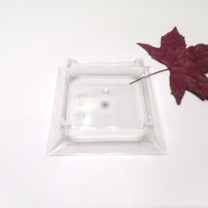 Plateau à dessert miniature écologique et résistant, plateau à bonbons transparent en cristal, plat en plastique, service de fête, mini-vaisselle - Product Image 4