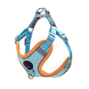 Harnais pour chien : réglable, rembourré, avec éléments réfléchissants ; idéal pour les promenades, l'entraînement et la sécurité en extérieur. - Product Image 1