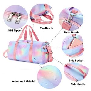 Échantillon Gratuit – Sac de Sport Léger et Durable pour Femme, Sac de Voyage, Sac à Bandoulière, Sac de Week-end, Sac de Gym - Product Image 2